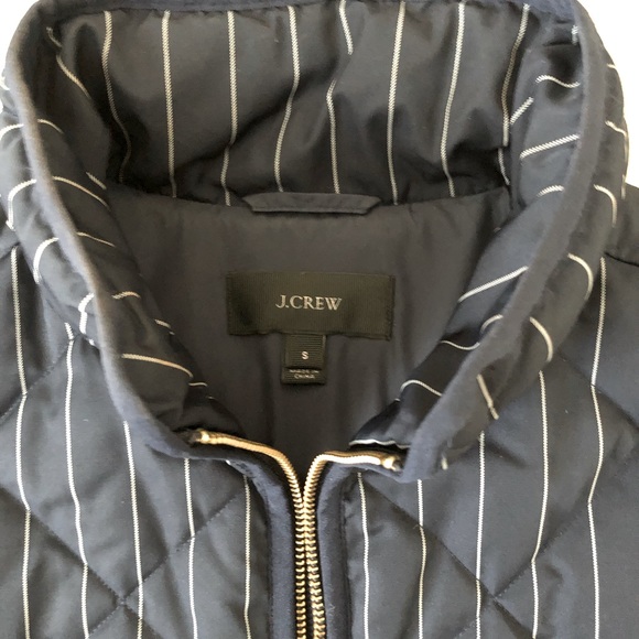 J.Crew Excursion Puffer Vest in Pinstripe - Picture 4 of 4
